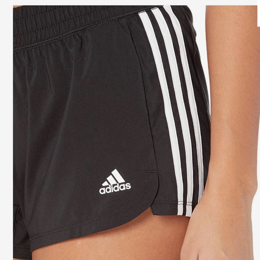 adidas Pacer 3-Stripes Women Shorts color black size XL new with tags - Picture 4 of 10
